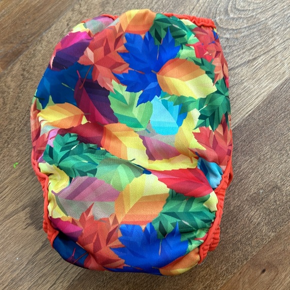 Bigger Best Bottom Diaper Cover in Falling Leaves - Picture 2 of 4